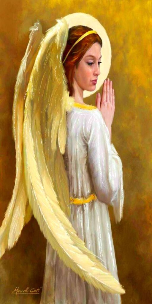 angel con alas grandes