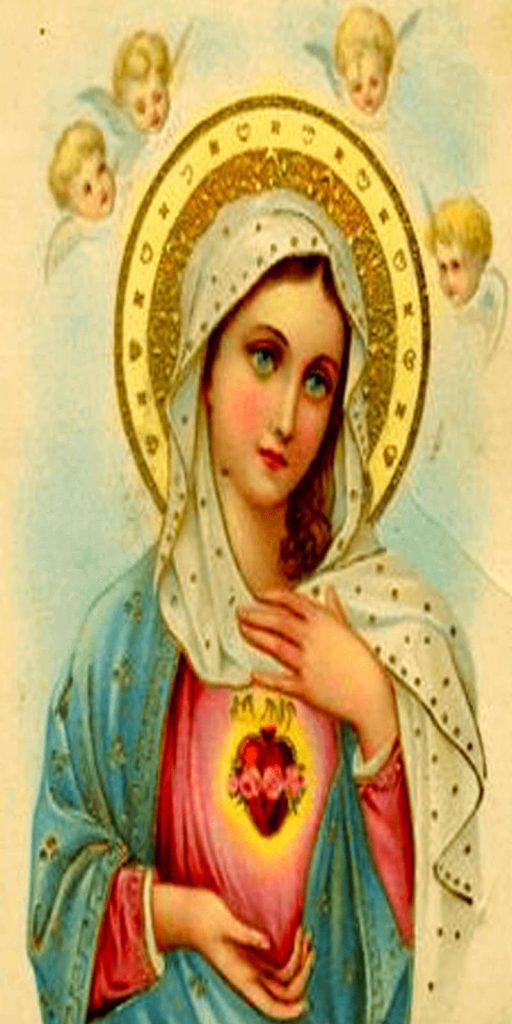 Virgen maria sagrado corazón