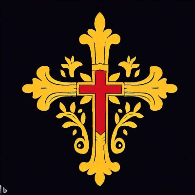 Una cruz similar a la latina, pero con un brazo inferior más corto, utilizada como emblema regional y en heráldica.